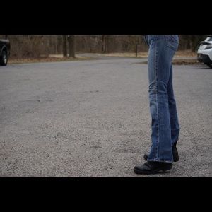 Mom’s vintage bootcut jeans